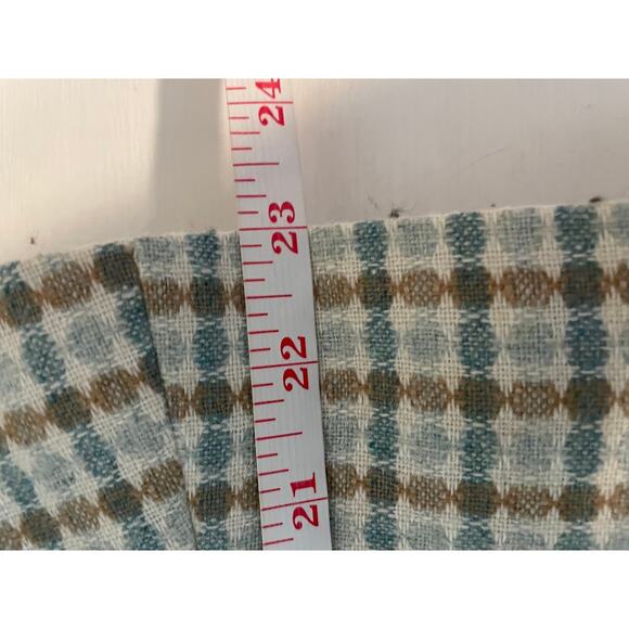 H&M Wool A-Line Knee Length Skirt Womens 6 Polka Dotted Academia Y2K Blue - Picture 13 of 13